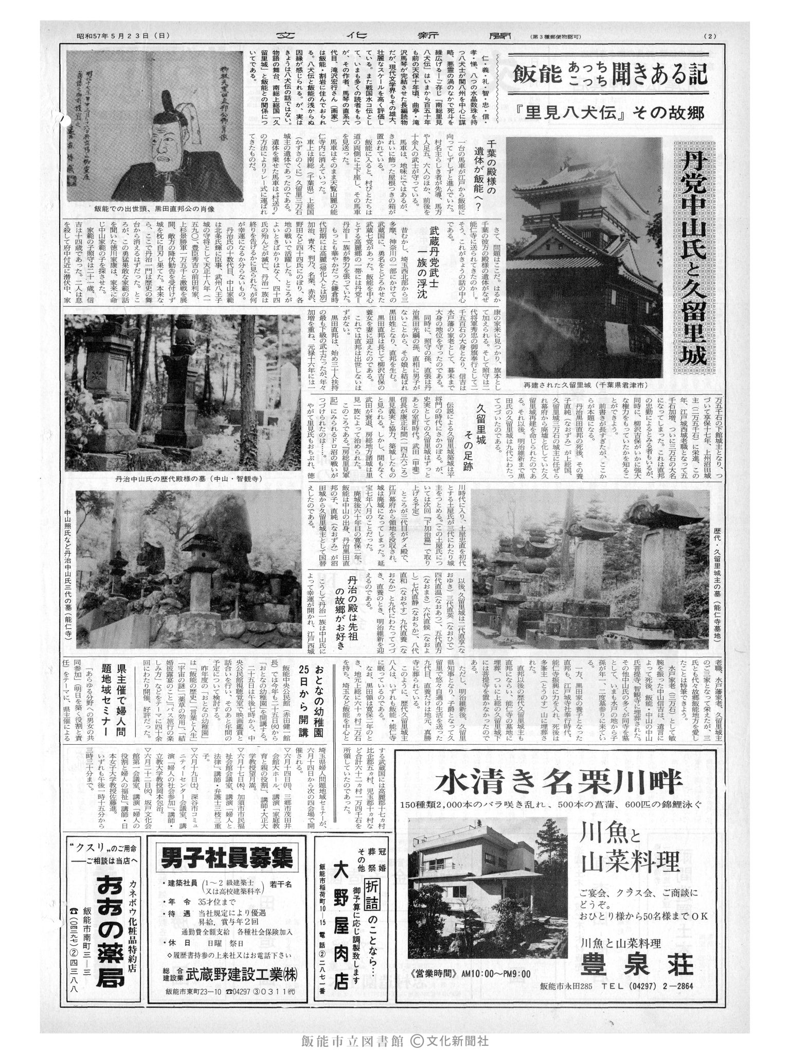 昭和57年5月23日2面 (第10127号) 