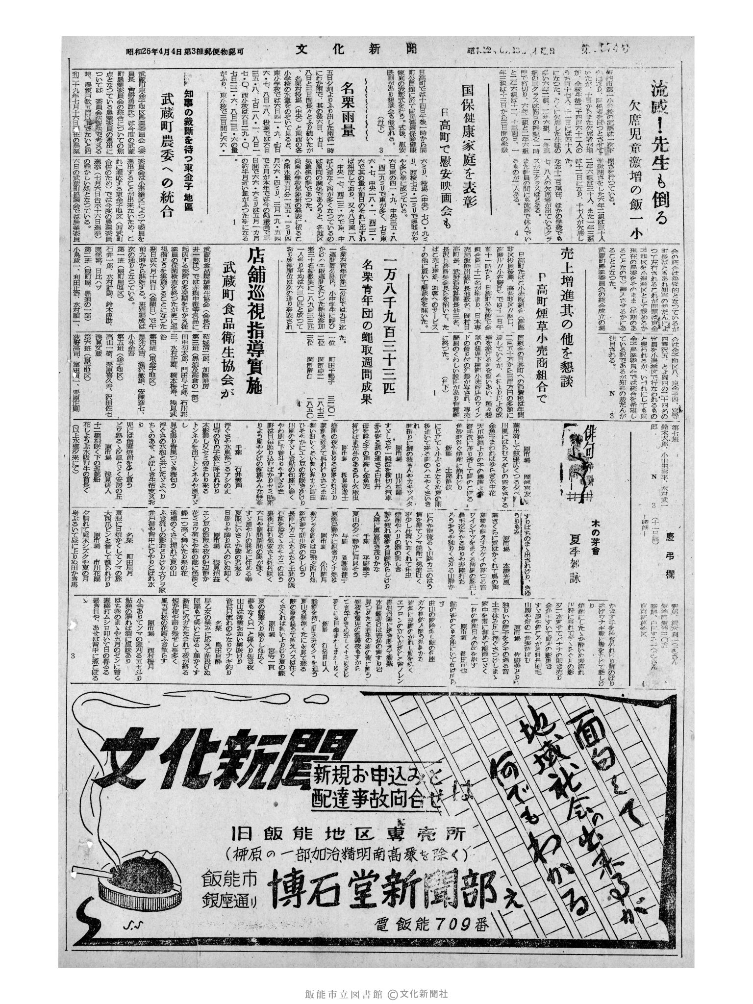 昭和32年6月13日4面 (第2574号) 