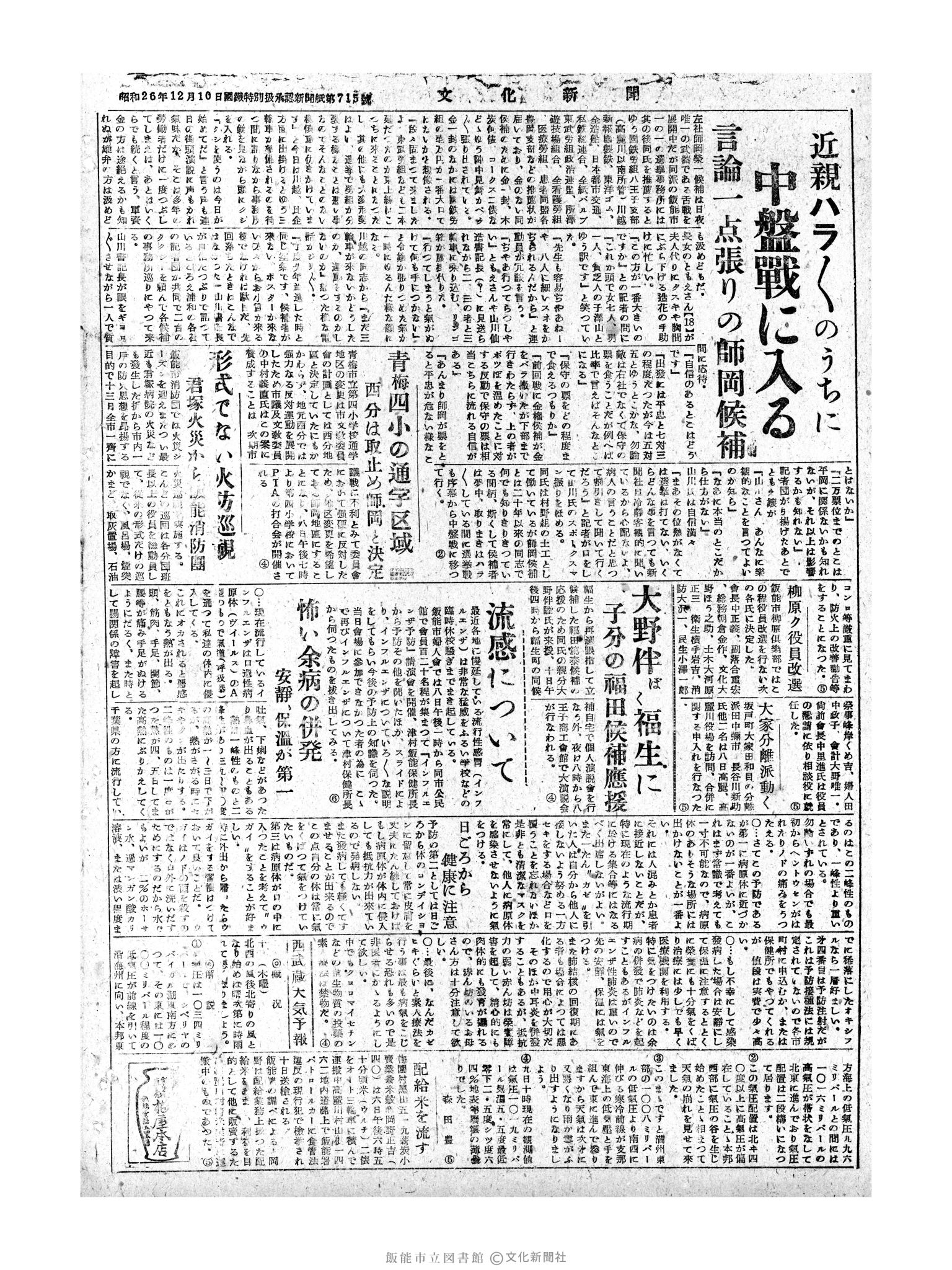 昭和30年2月10日4面 (第1713号) 