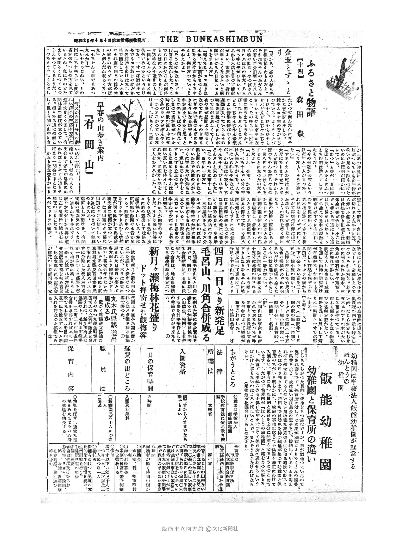 昭和30年3月13日2面 (第1743号) 