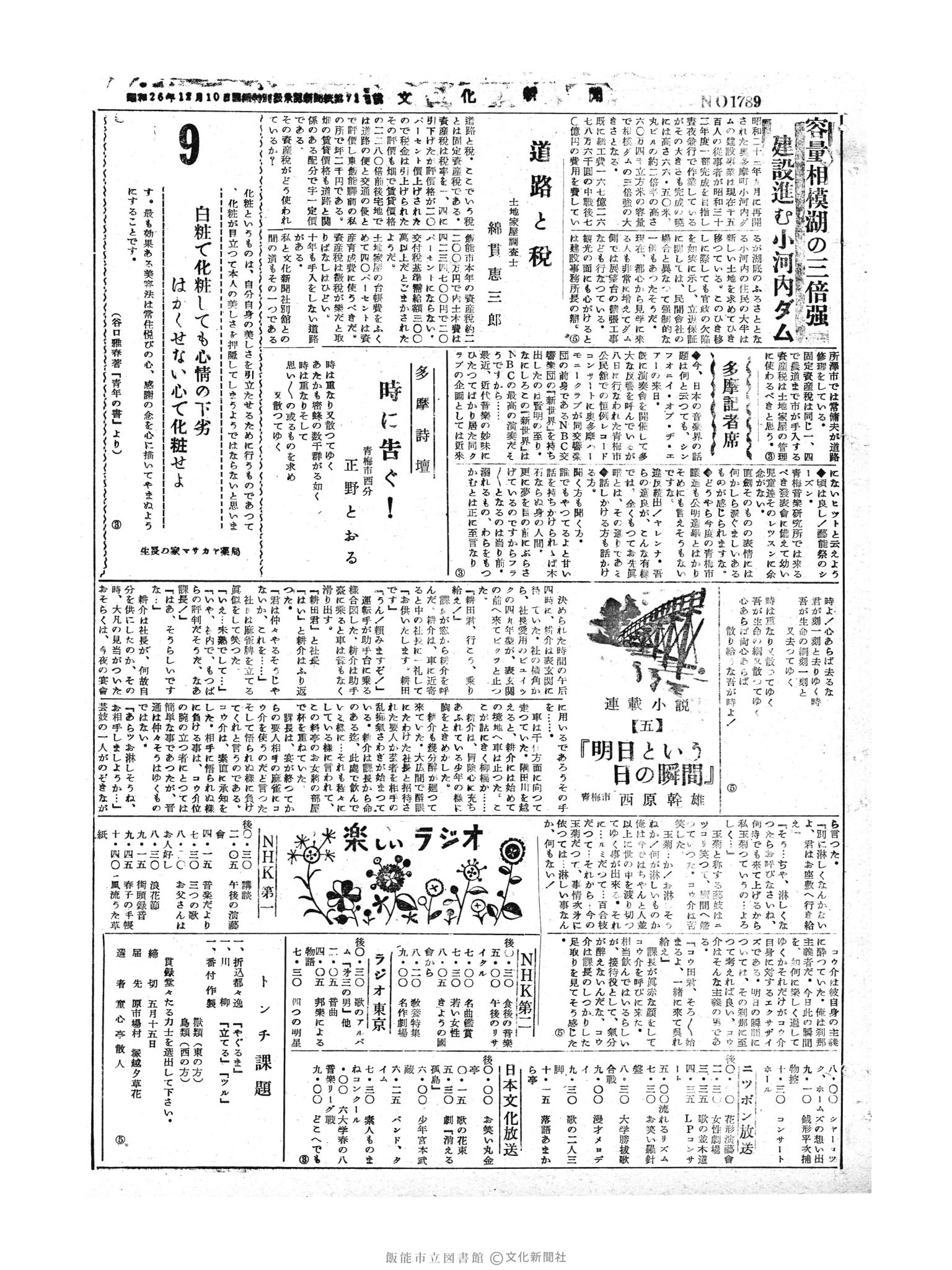 昭和30年5月9日3面 (第1789号) 