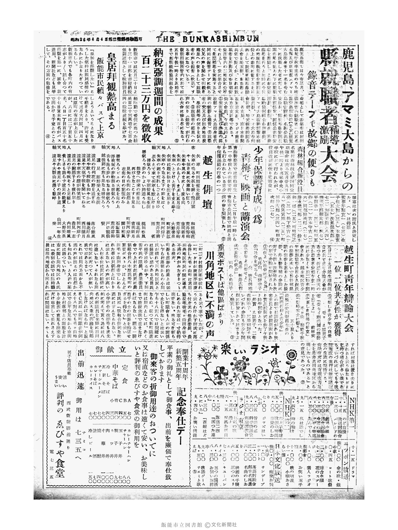 昭和30年6月5日4面 (第1824号) 