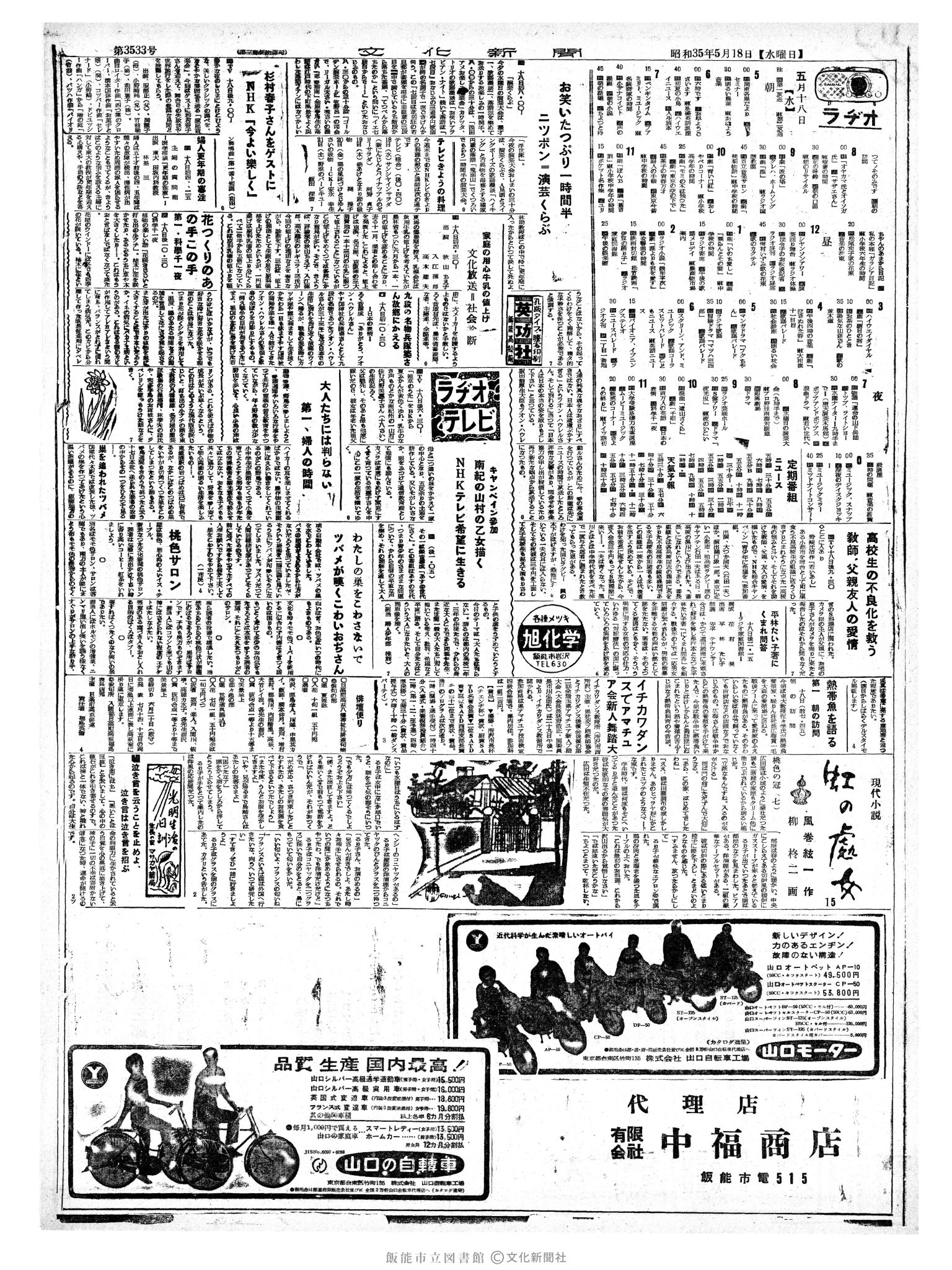 昭和35年5月18日2面 (第3533号) 