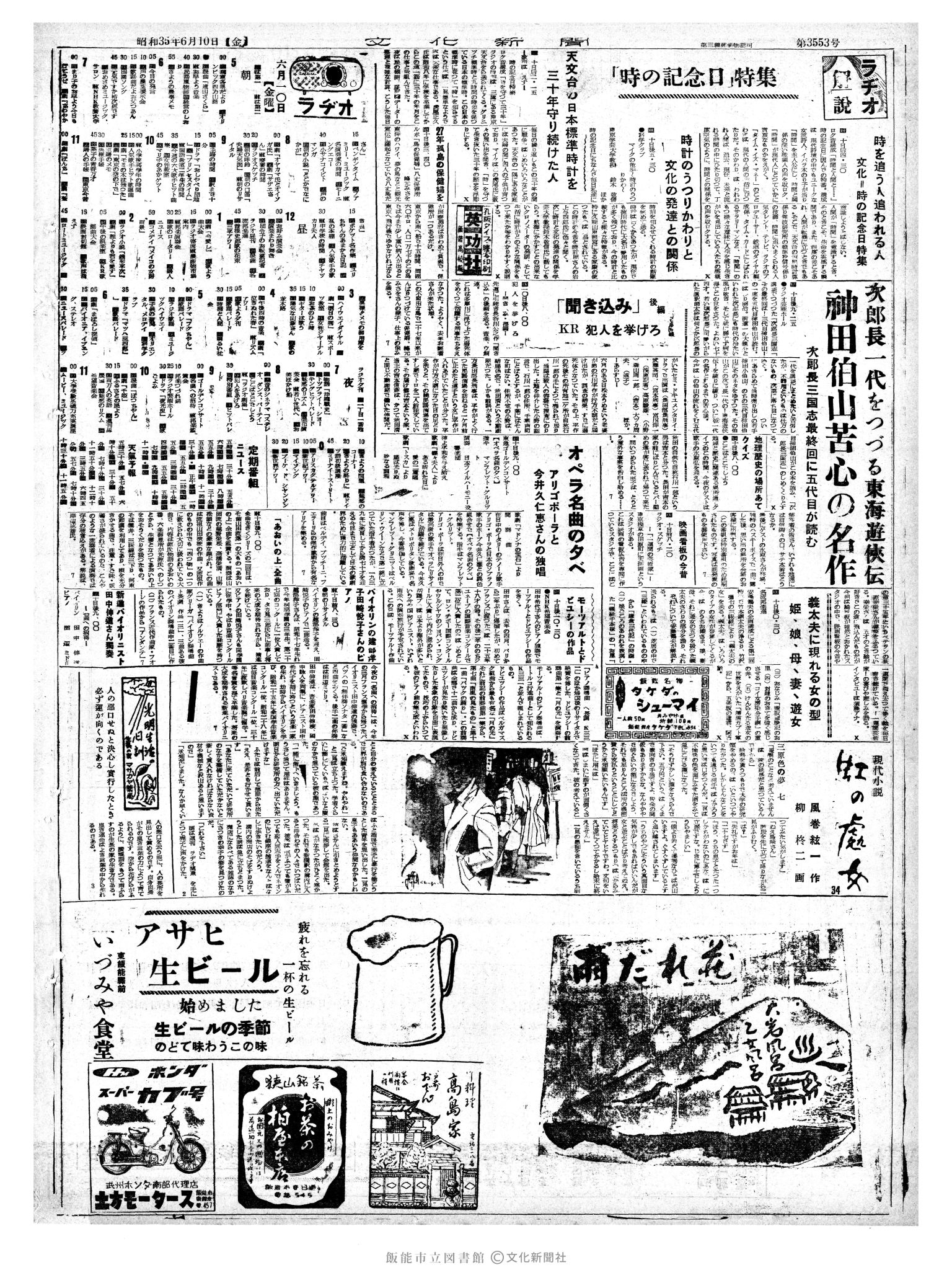 昭和35年6月10日2面 (第3553号) 