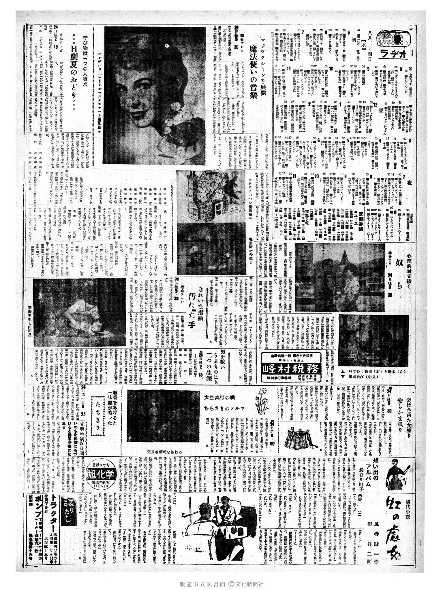 昭和35年8月24日2面 (第3618号) 