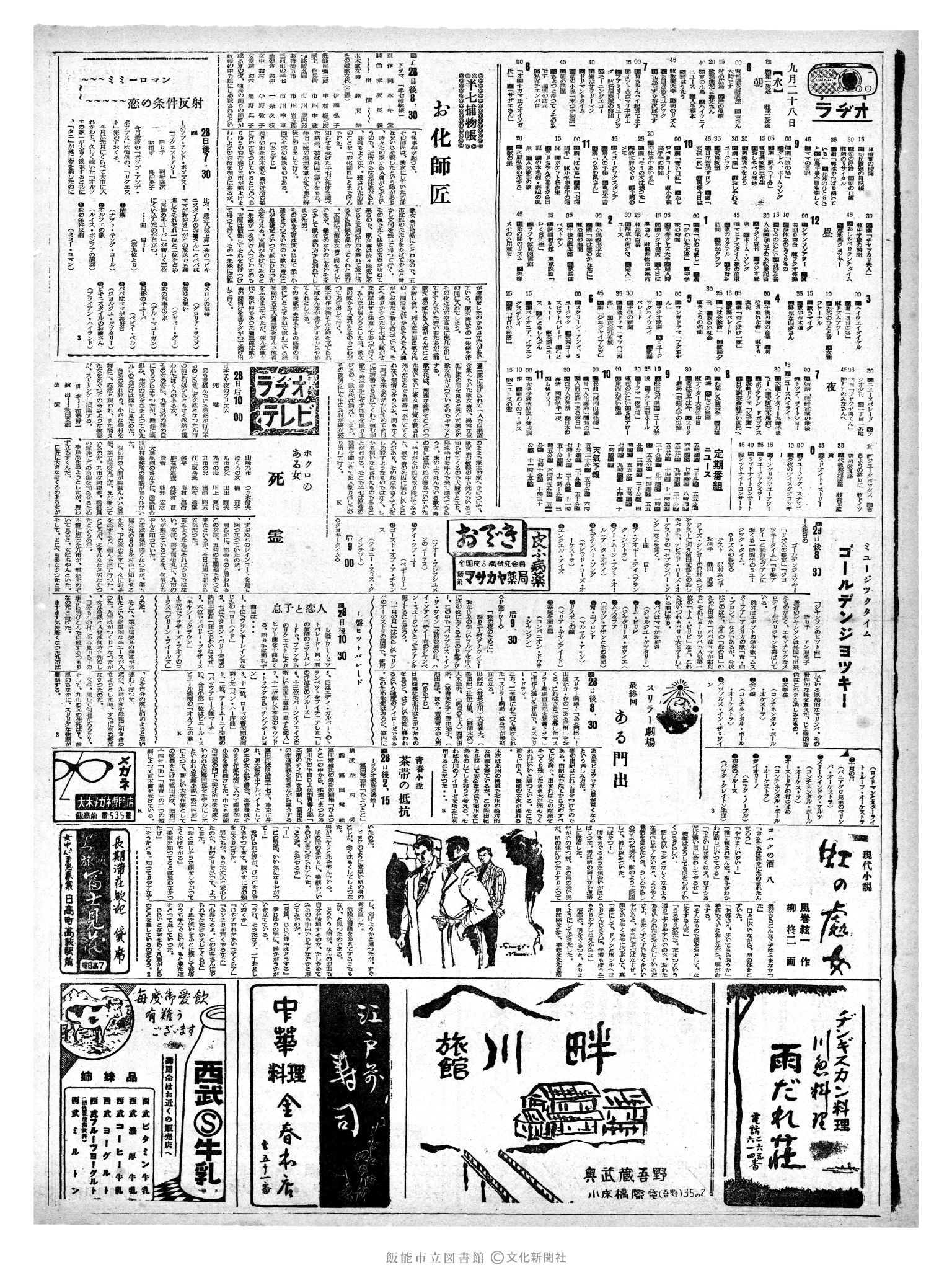 昭和35年9月28日2面 (第3649号) 