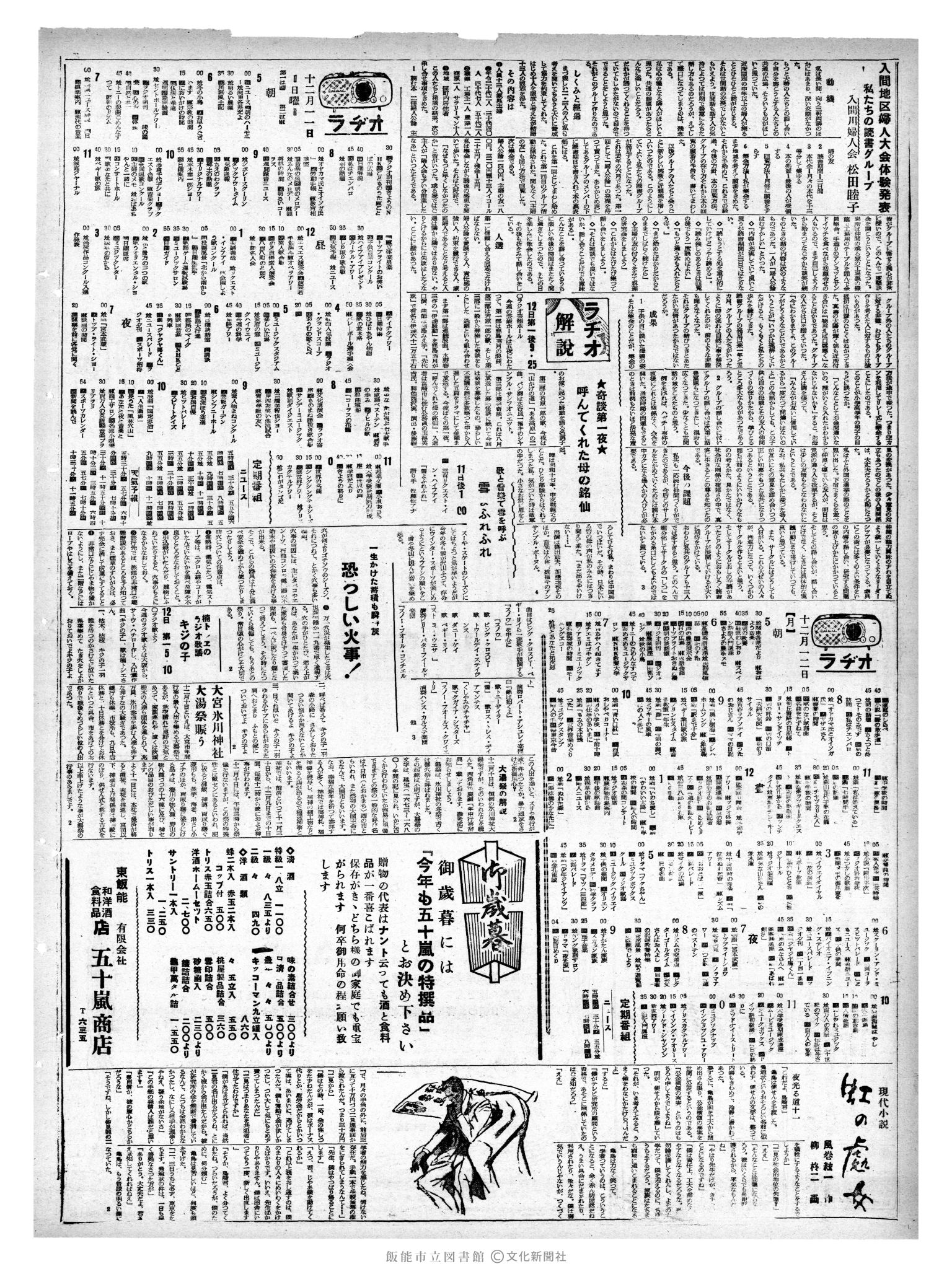 昭和35年12月11日2面 (第3713号) 