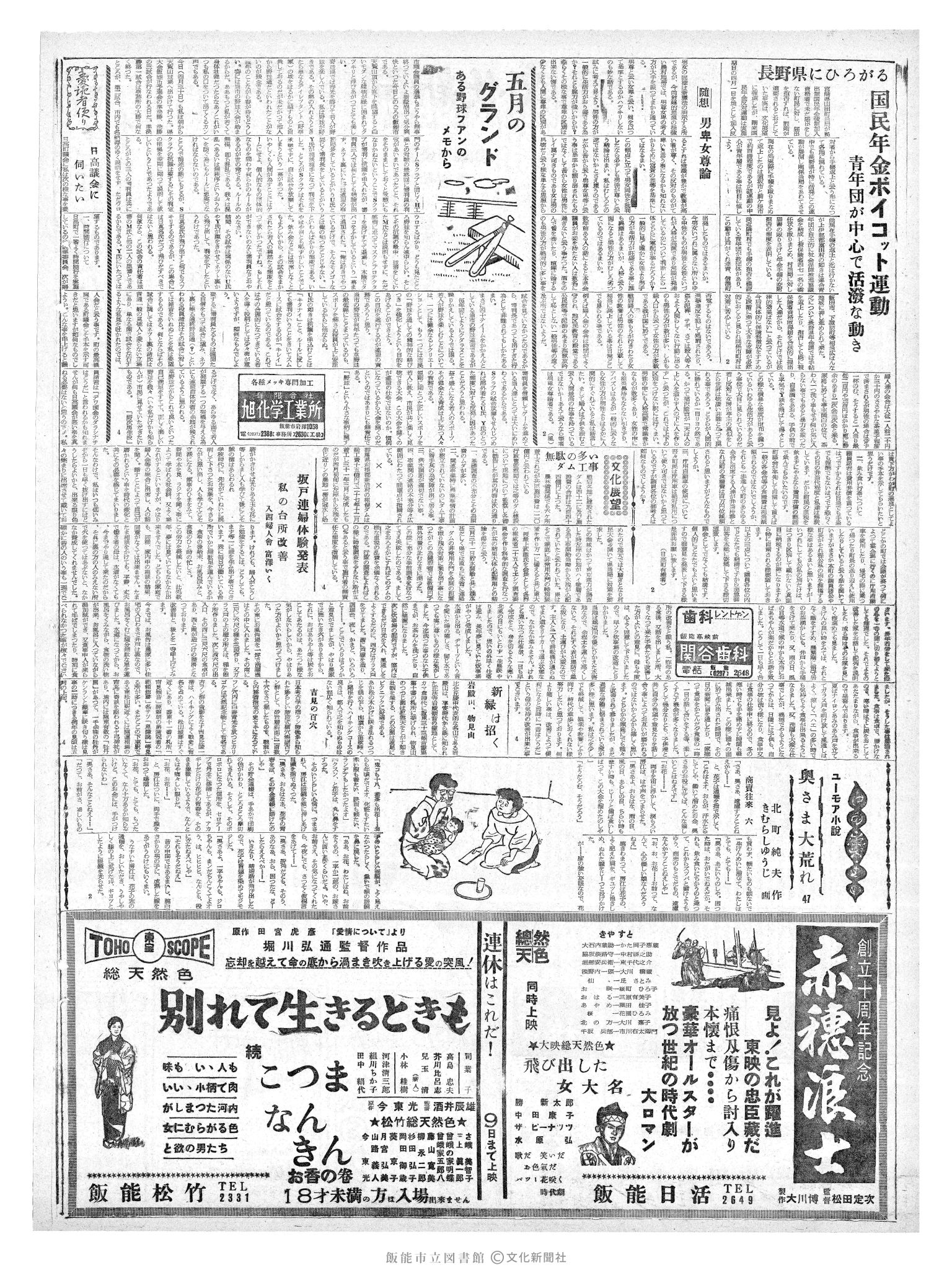 昭和36年5月6日2面 (第3832号) 