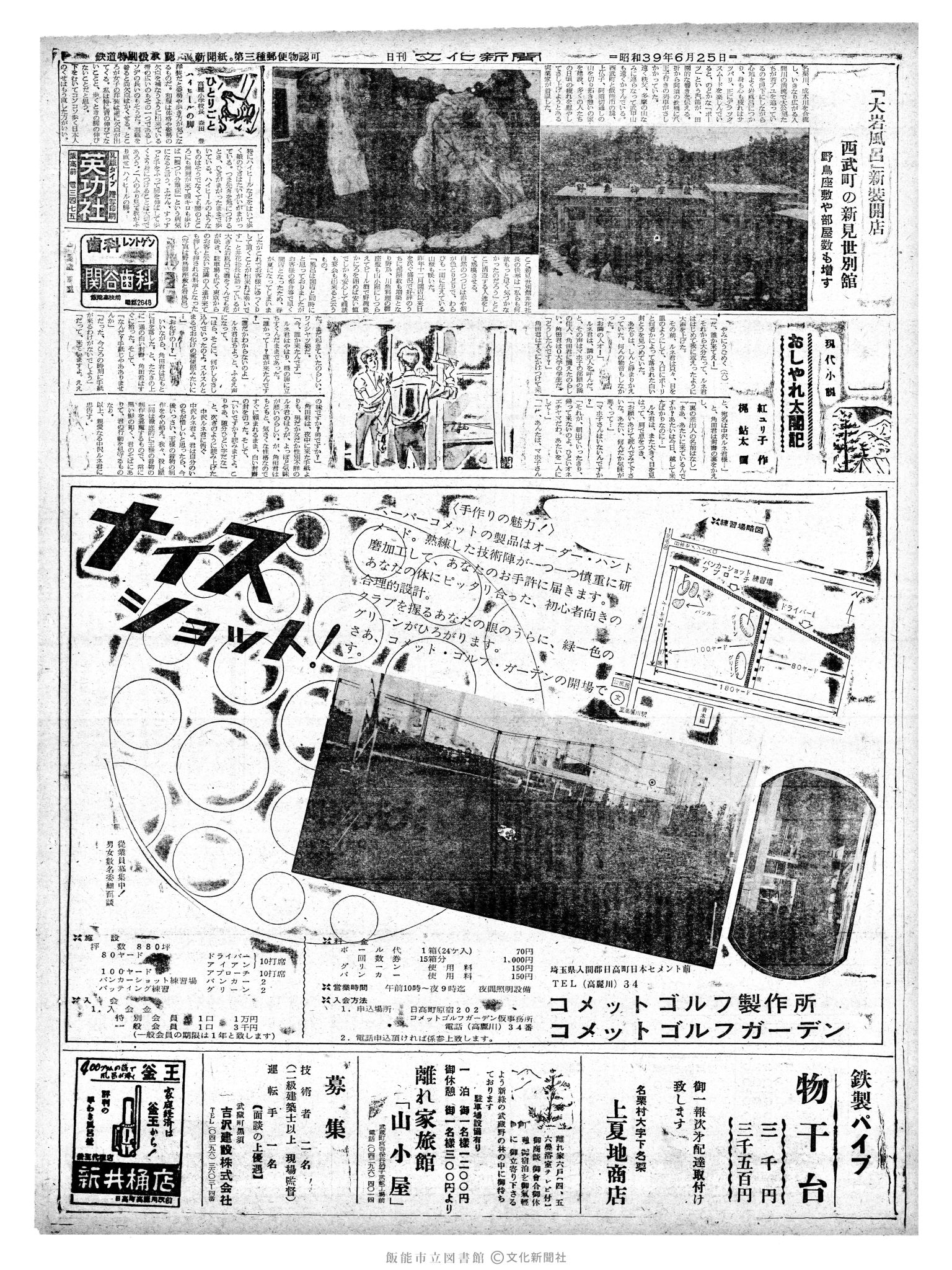 昭和39年6月25日2面 (第4802号) 