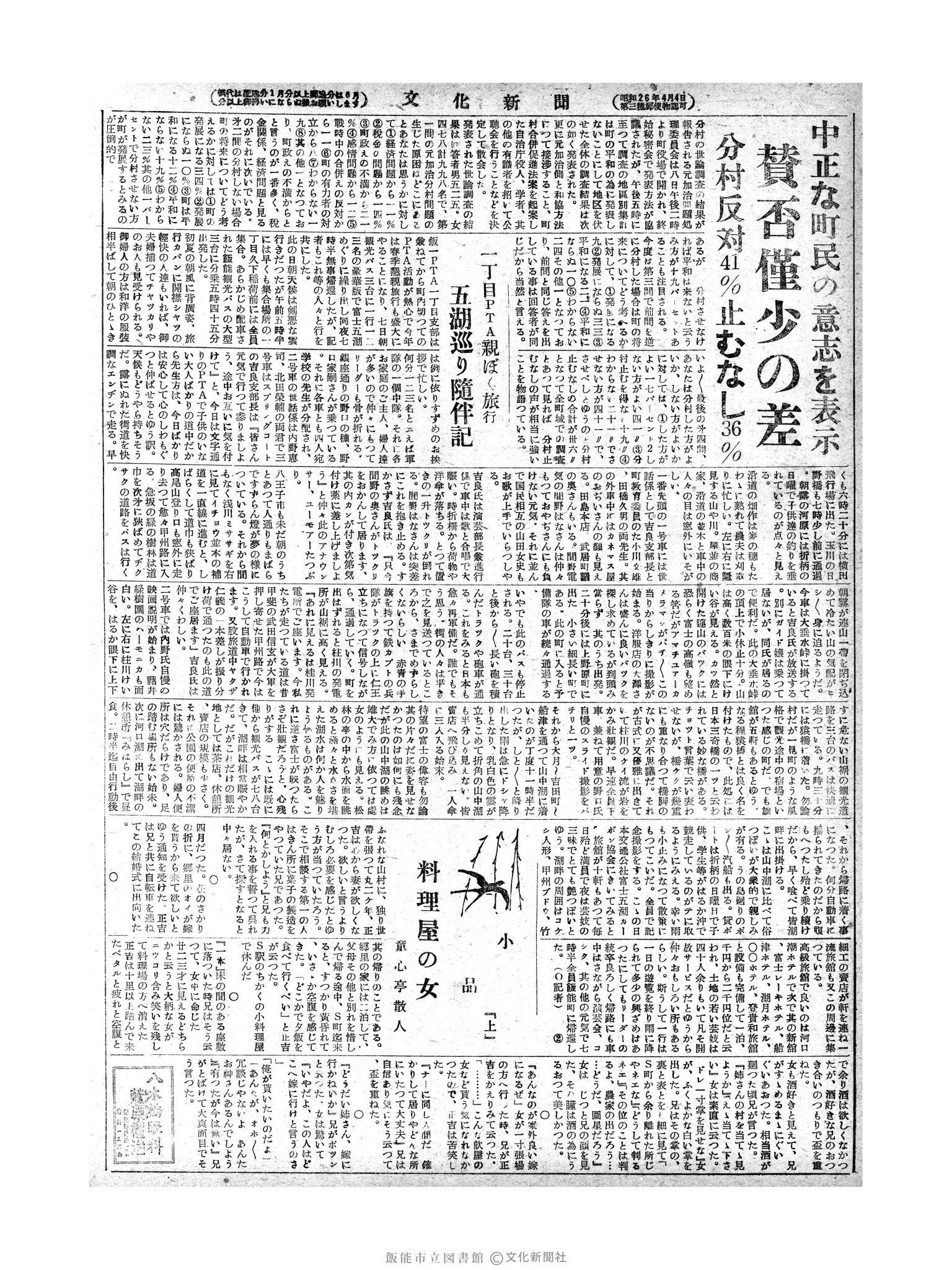 昭和28年6月9日2面 (第788号) 